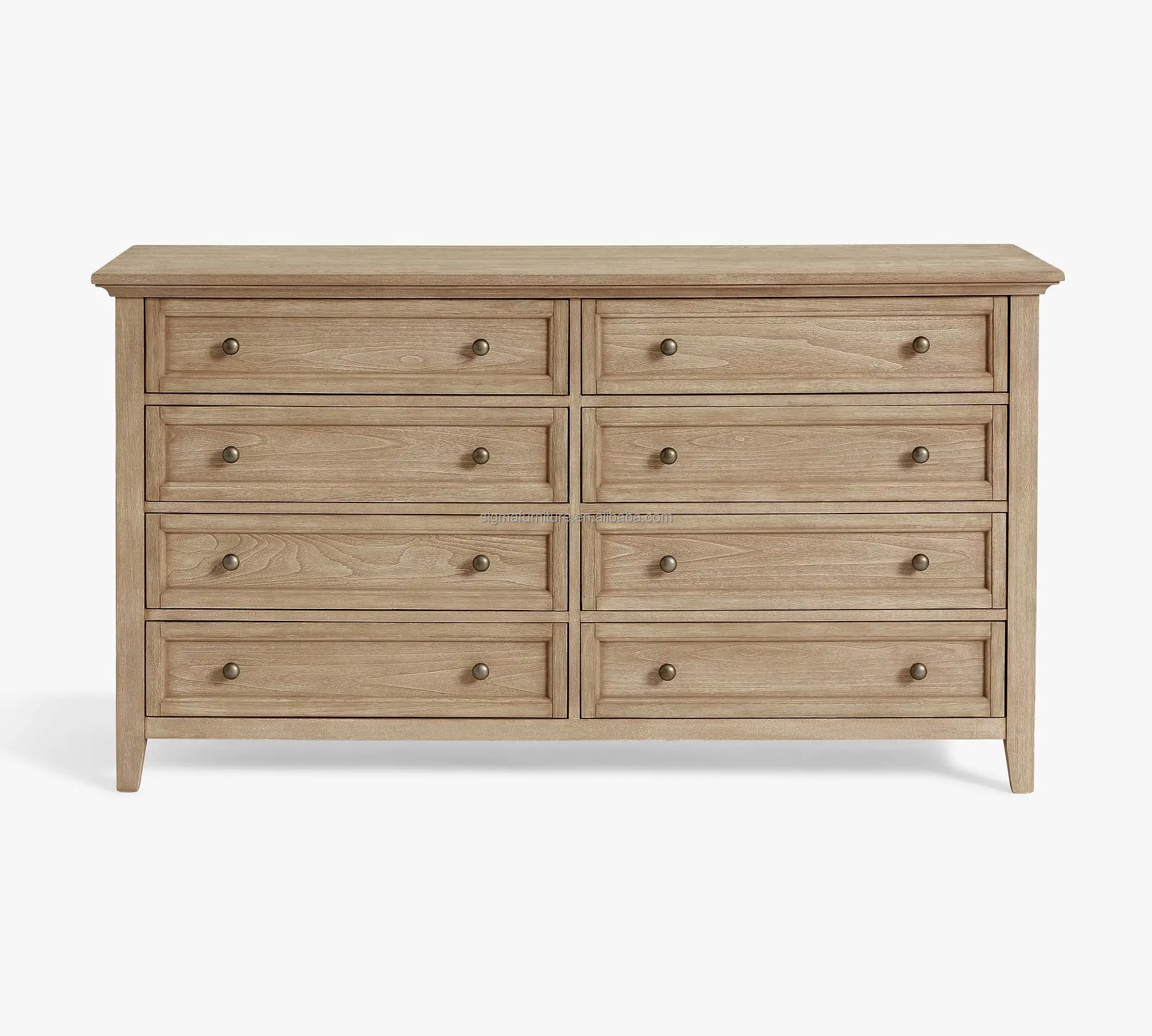bedroom dresser bedroom furniture oak 8-drawer wider dresser