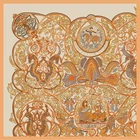 Scarf Pattern Fashion Custom 12M/M 100% Silk Satin Silk Scarf Luxury Pattern Digital Print Silk Square Scarf