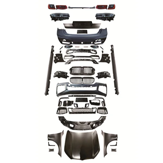 Car Accessories Front Rear Bumper Grill Grille Assembly Modification Body Kit For BMW 7 Series G12