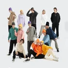 Sweatshirts Hoodies New Terry Hoodies Unisex Casual Hooded Blank 100 Cotton Sweatshirts Wholesale 13Colors