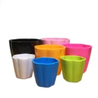Plant Container Creative Biodegradable Bamboo Fiber Planters Plant Pots Garden Flower Pot Container For Indoor Outdoor