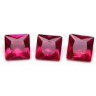 Ruby Ruby Keliji Wholesale Multi Sizes Square #5 Synthetic Ruby For Jewelry Making