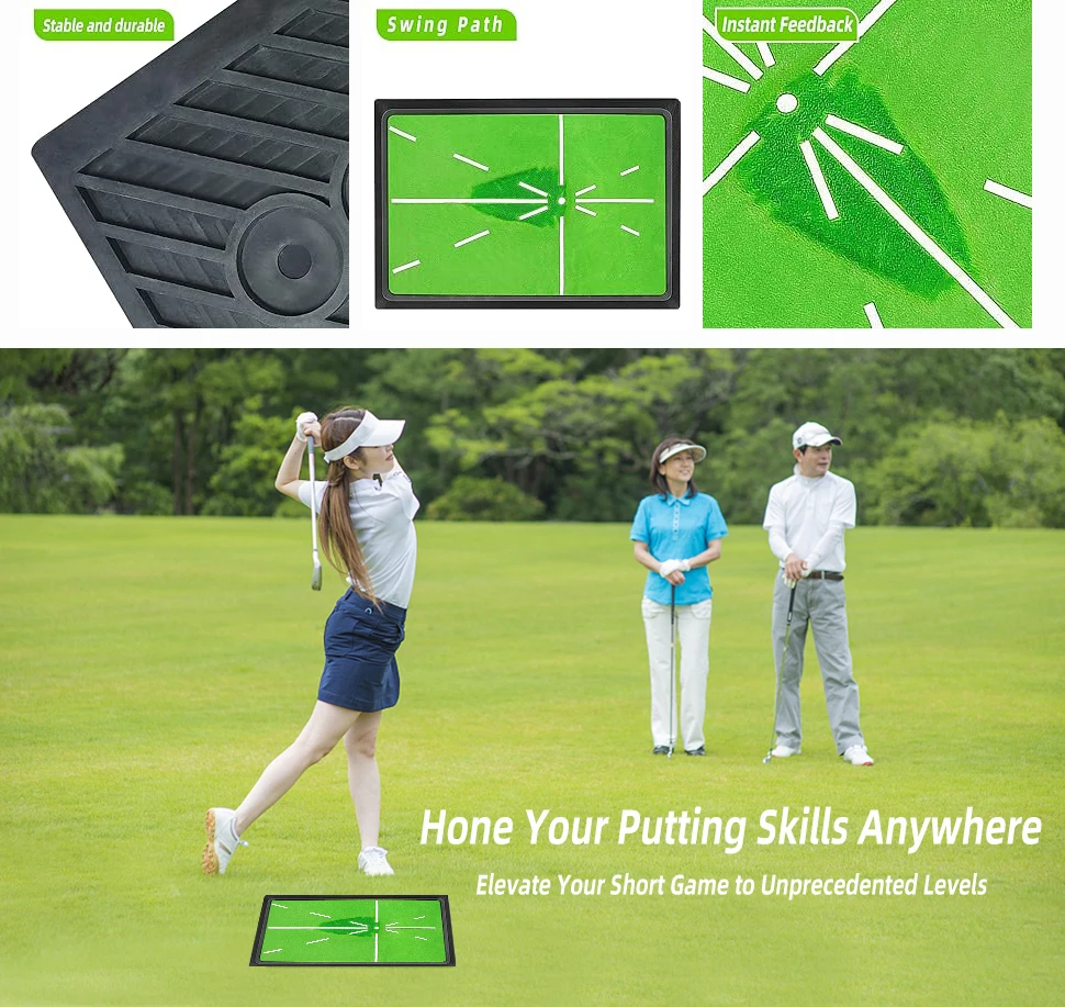 Extra Replaceable Golf Practice Swing Trainer Hitting Mat For Swing