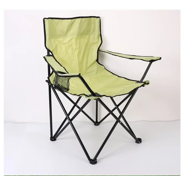 Portable Folding Heated Outdoor Foldable Camping Beach Fishing Chairs with Padded Hard Armrest