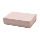 Wallet Wallet Gift Box A5 Shallow Low MOQ Pink Magnetic Closure Women Wallet Gift Box With Ribbon