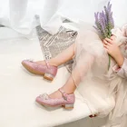 Shoes Children Wholesale Leather School Dress Glitter Kids Shoes Children Girls Party Shoes
