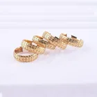 Ring Finger GRM40003 Domineering Creative Car Tire Print Men's Ring Titanium Steel Index Finger Ring Tail Ring