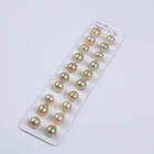 Gold Pearl White Wholesale Loose 12.5-15mm Natural Gold Drop Water Baroque Shape Seawater Pearl
