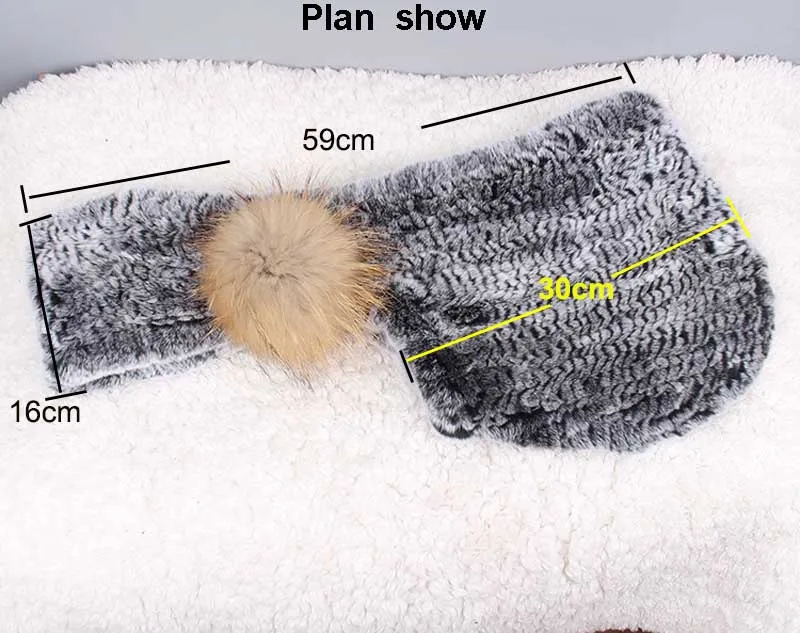 knit rex fur hood scarf plan show 1