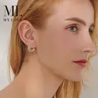 Jewelry 2021 New Design Gold Color Star Moon Stud Earrings Lovely Asymmetric Earrings Jewelry For Women Wedding Gifts