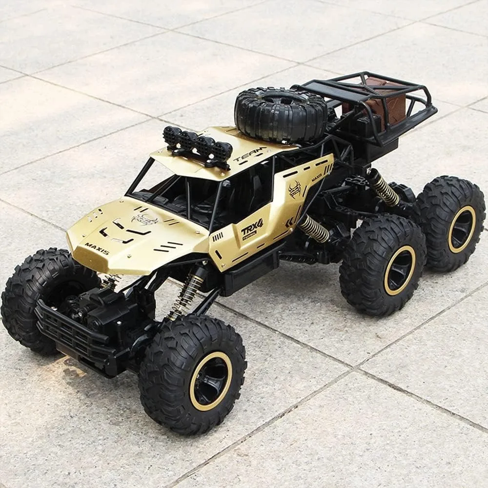 EPT 1:10 High Speed 6WD Alloy 46cm Big RC Vehicle 2.4Ghz Off Road RC Rock Crawler Electric Remote Oversized Remote Control Car