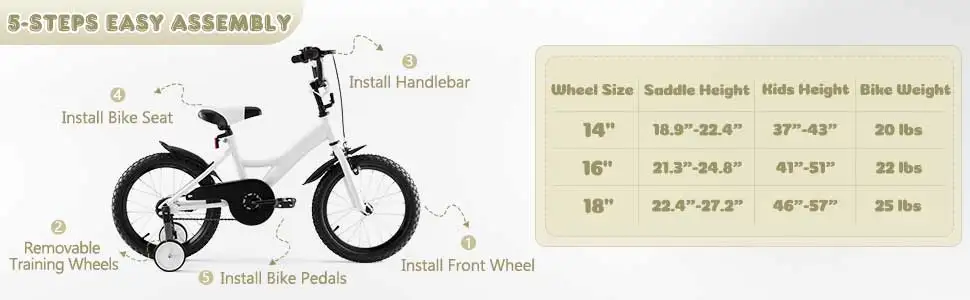 product 2025 model 14 16 18 inch high quality steel frame kids bike with single speed and foot brake ordinary pedal for young riders-5