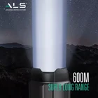 Torch Powered Led Flashlights ALS 3500lm 600m Beam Distance Hand Torch Long Distance High Powered Led Flashlights