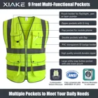 Vest Safety Vest Safety Vest With 9 Pockets Reflective Vest High Visibility Vest