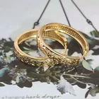 Earrings Pave Earring New Fashion Jewelry Micro Paved AAA Cubic Zircon Brass Big Round Luxury Hoop Earrings