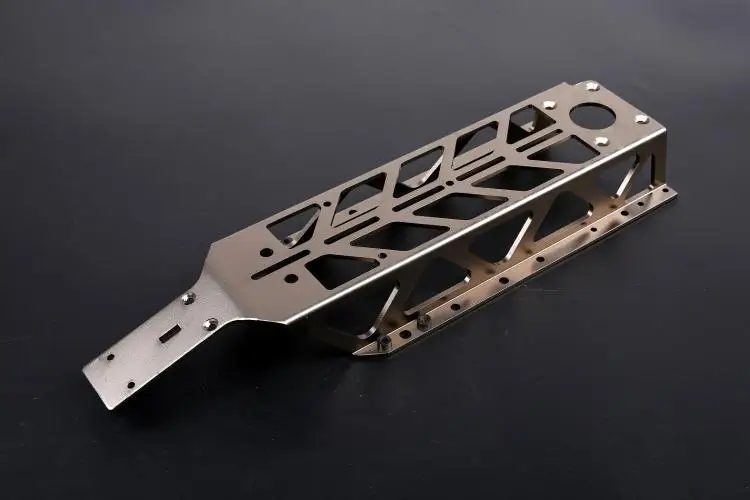 6500161 Metal Aluminium Rc Gas Car Main Frame Chassis For 1/5 Scale Hpi