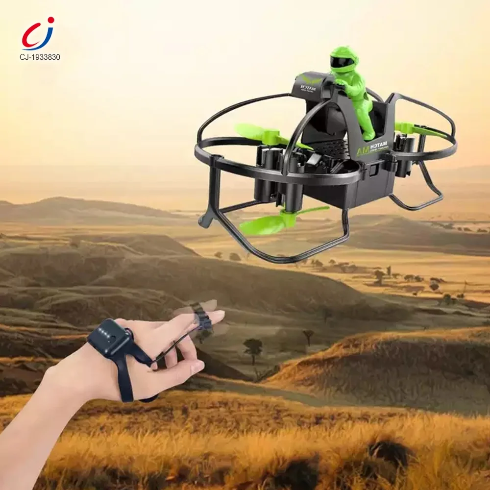Colorful plastic outdoor mini flying smart electric motorcycle  drones watch