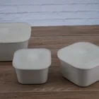 Ceramic Bowl Wholesale Custom Printing Fresh Keeping Ceramic Bowl With Sealing Cover