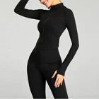 Fit Jacket 2020 Women Ladies Slim Fit Running Breathable Windproof Long Sleeve Fitness Yoga Jacket Sports Coat