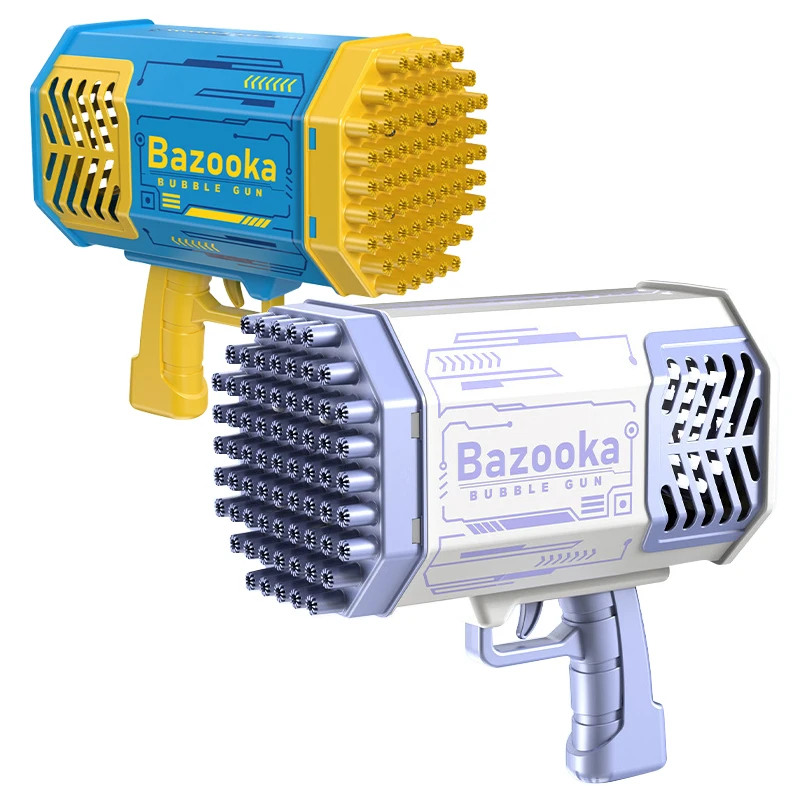 Hot Sale Summer Toy Plastic Rocket Launcher Power Force Bubble Gun, Toy Bazooka, Bubble-Gun