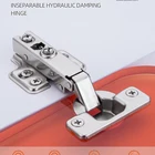 Hinges Hinge Factory A01 1 Way Adjustable Nickel Plated Hydraulic Damping Cabinet Hinges
