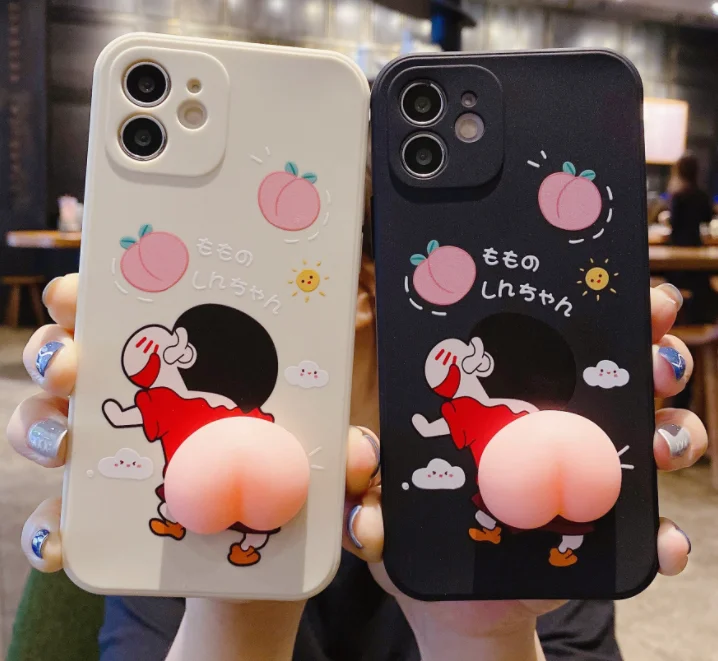 Funny 3d Squishy Shin-chan Butt Relieve Press Phone Case For  Apple/oppo/samsung/huawei Shockproof Tpu Back Cover - Buy Press Phone Case,Cool  3d Phone Case,Funny Mobile Phone Case Product on 