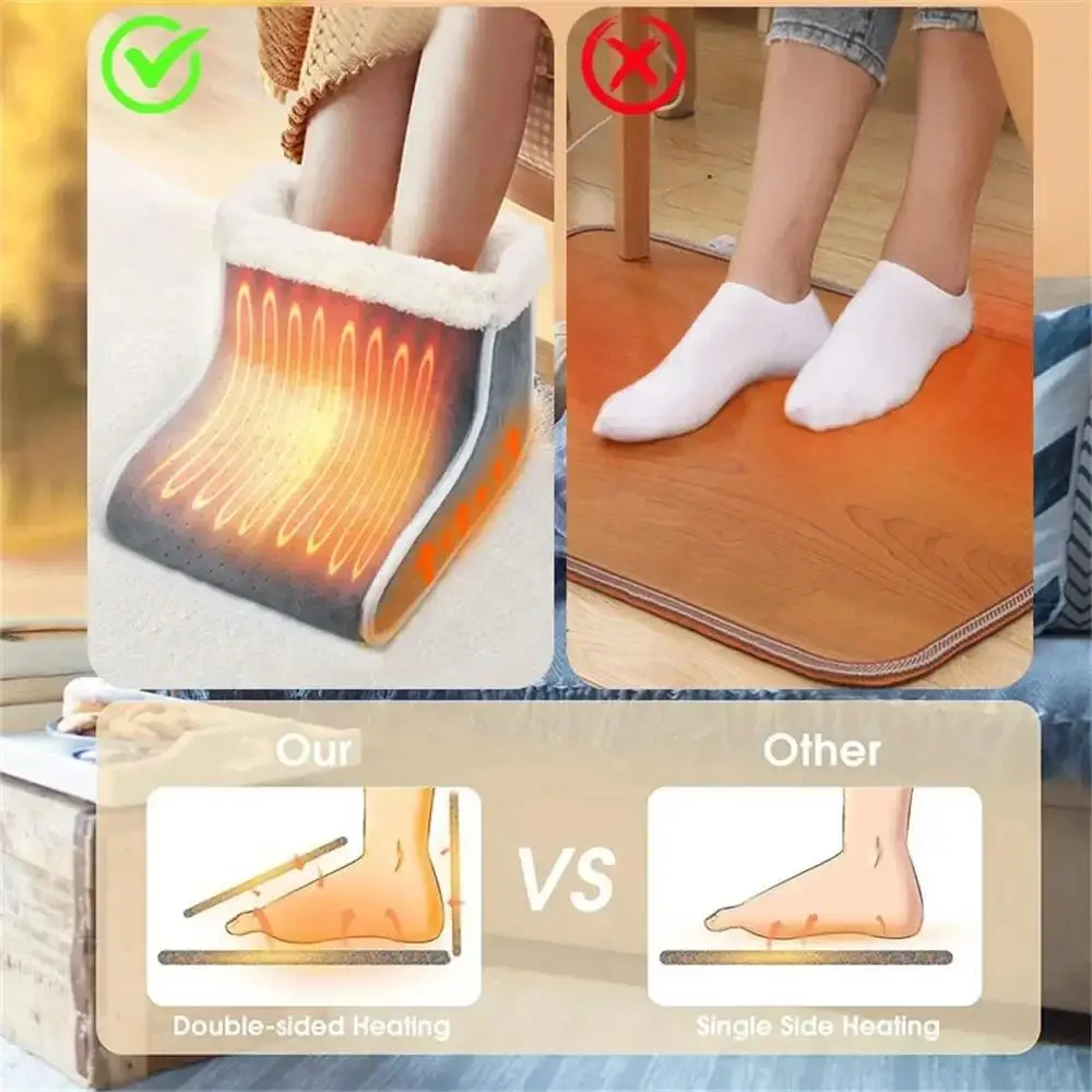 Setting Electric Foot Heater, 110-220v, 100% Polyester - detail 8