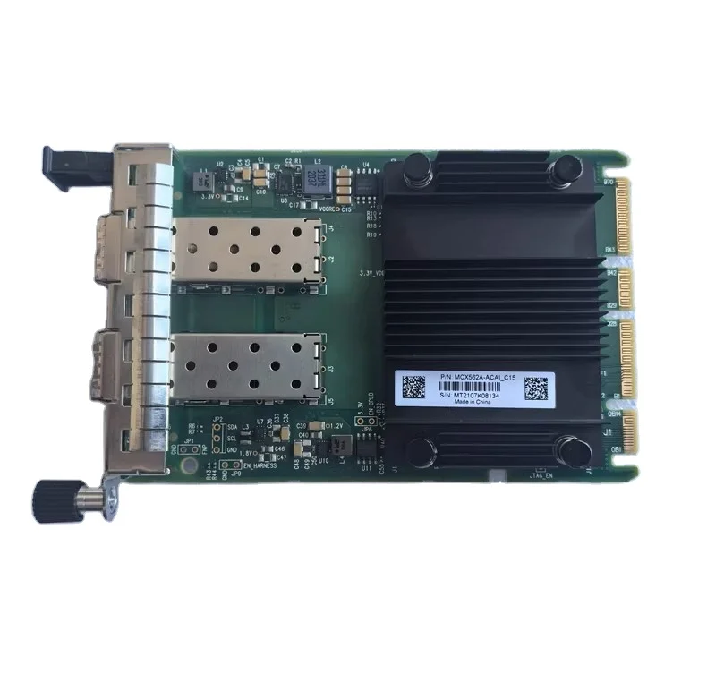 Mellanox MCX562A-ACAI ConnectX-5 Network Card with 10/25GbE Dual-port QSFP28 PCIe 3.0 X16 Adapter