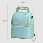 Diaper Bag Cheap Price Waterproof Lock Temperature Double Layer Polyester Mommy Diaper Bag