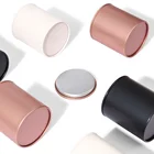 Tea Tea Metal Container Round Metal Candle Tin Tea Coffee Matcha Powder Cans Packaging Containers