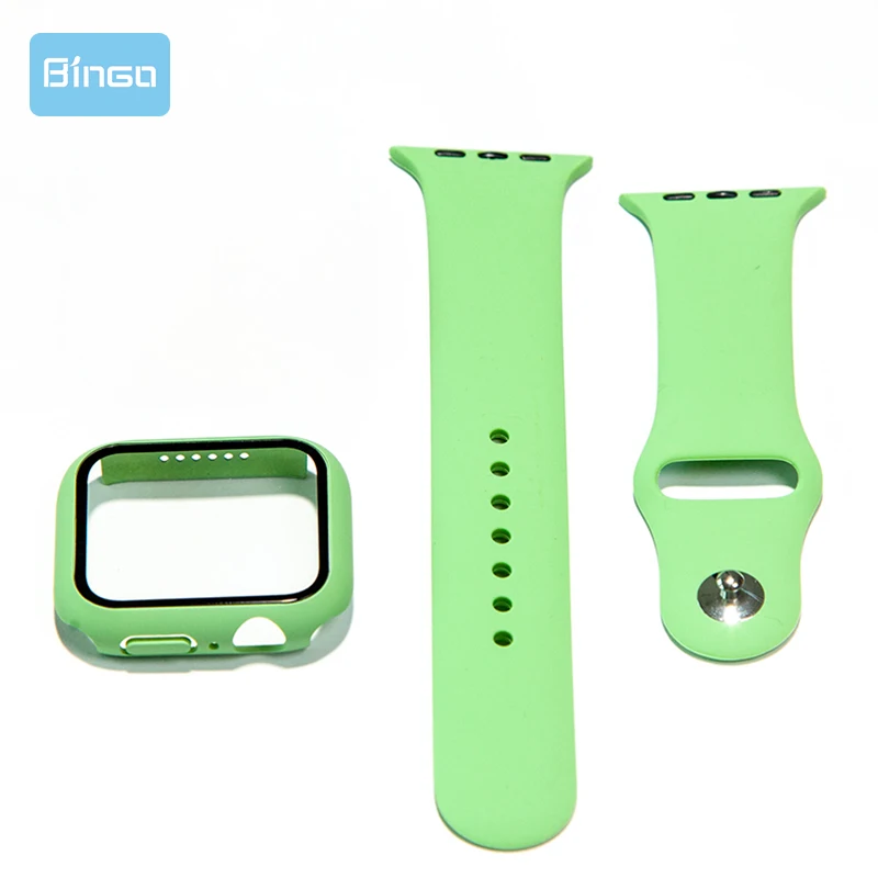 MO hot sell reliable watch Band Strap For Apple Watch Band with watch screen protector For Iwatch Band Strap 38 40 42 44 Mm
