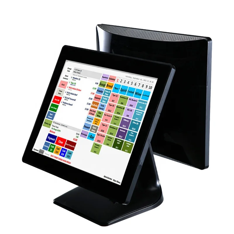 Dual Capacitive Touch Screen Pos System 