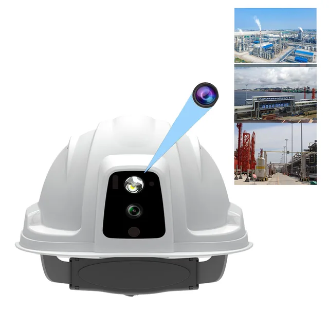 H06 Smart  Railway Construction Power Grid Inspection 4K Ultra HD  Live streaming smart helmet with camera