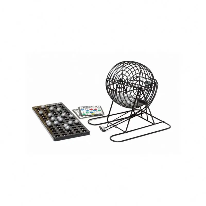 Custom Made Deluxe Wire Cage Bingo Game Set Metal