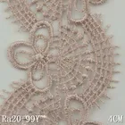Guipure Lace Lace Guipure Lace Scalloped Pattern Rose Pink 4cm Guipure Lace Trim