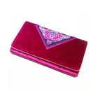 Evening Bag Wholesale Flannel Women's Evening Hand Bag Hand Embroidery Chinese Style Clutch With Customized Cover