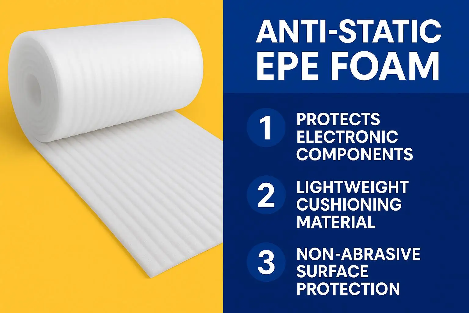 Wholesale EPE Foam Sheet Roll Shockproof Plastic Film for Protective Cushioning and Packaging Material - detail 3