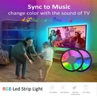 12v Rgb Led Ledrgbrgb Colour Changing 12v 5050 Smd Rgb Phone App Smart Led Strip Music Control