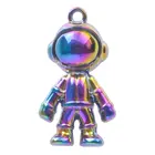 Rainbow Metal Astronaut Jewelry DIY Craft Charms Shiny Earring Necklace Bracelet Jewelry Accessories