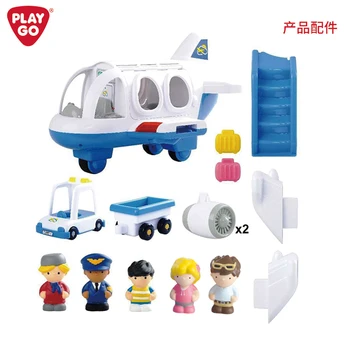 Playgo up in the SKY Plastic Toy Set Unisex Travel Plane Fun for All Ages!
