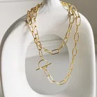Silver Necklace Silversilver High-end Heavy Industry Design Sense Female Sterling Silver Necklace Chain