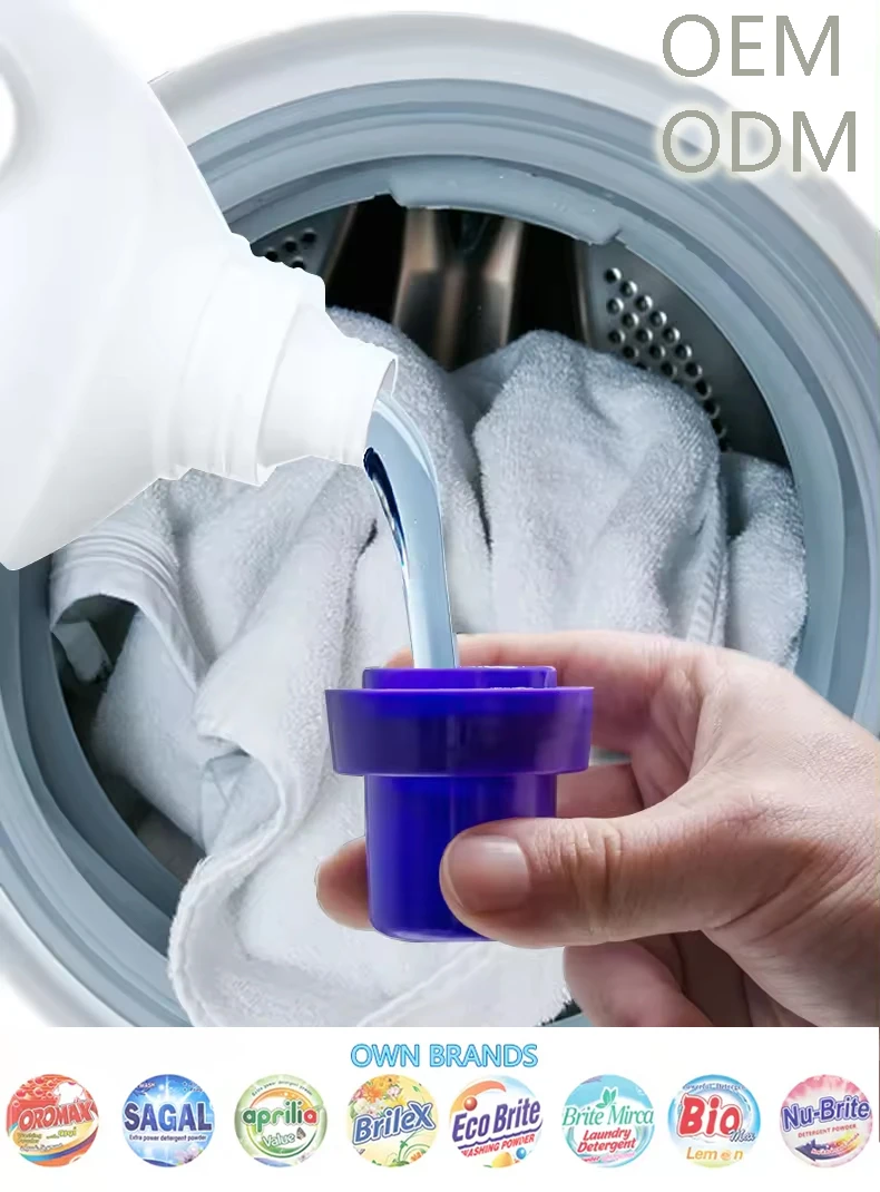 OEM ODM Long-Lasting Lemon Lavender Floral Jasmine Liquid Laundry Detergent Disposable Detergente for Clothes Washing factory