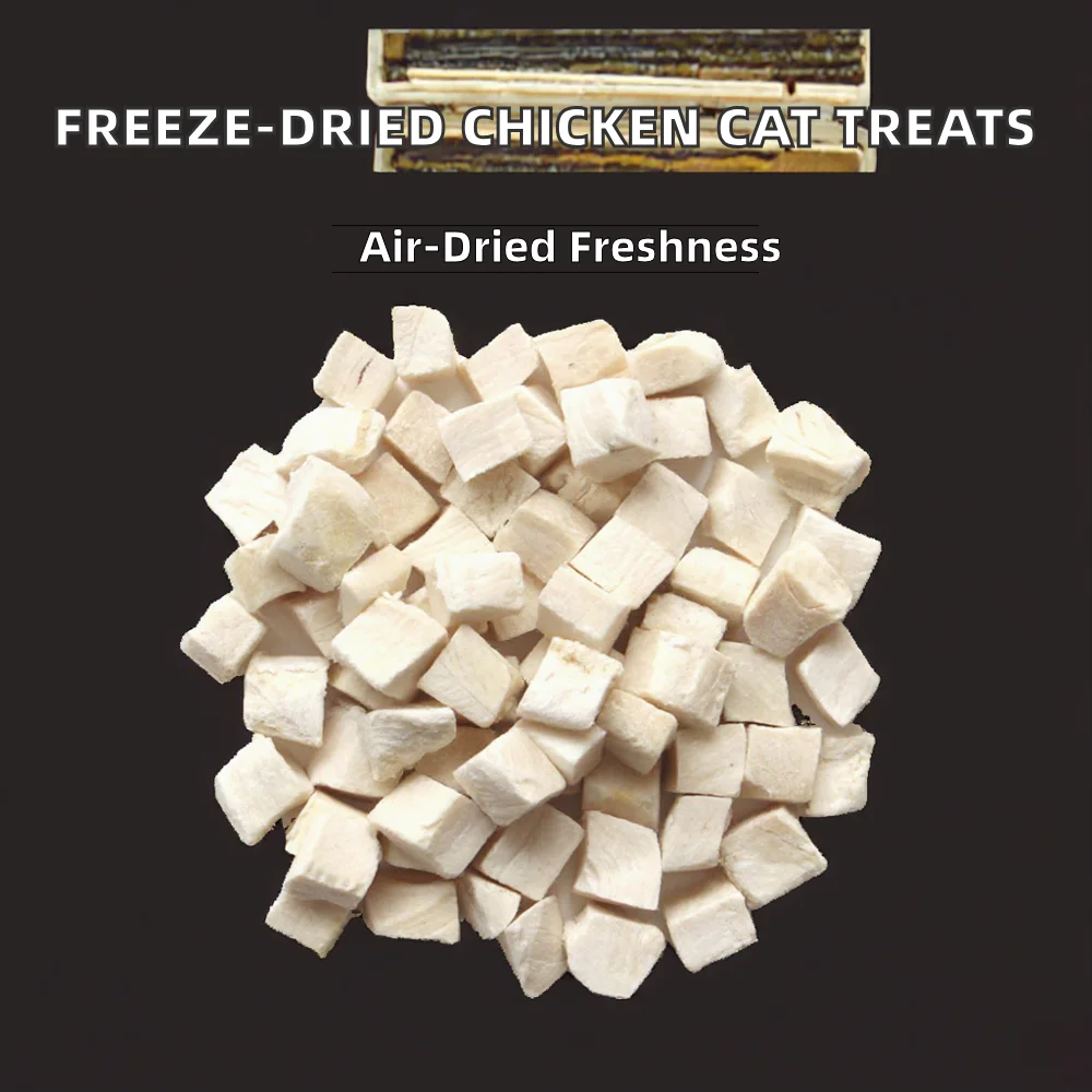 Freeze-Dried High-Protein Chicken Breast Eco-Friendly Pet Treats with Vitamins & Minerals for Cats supplier