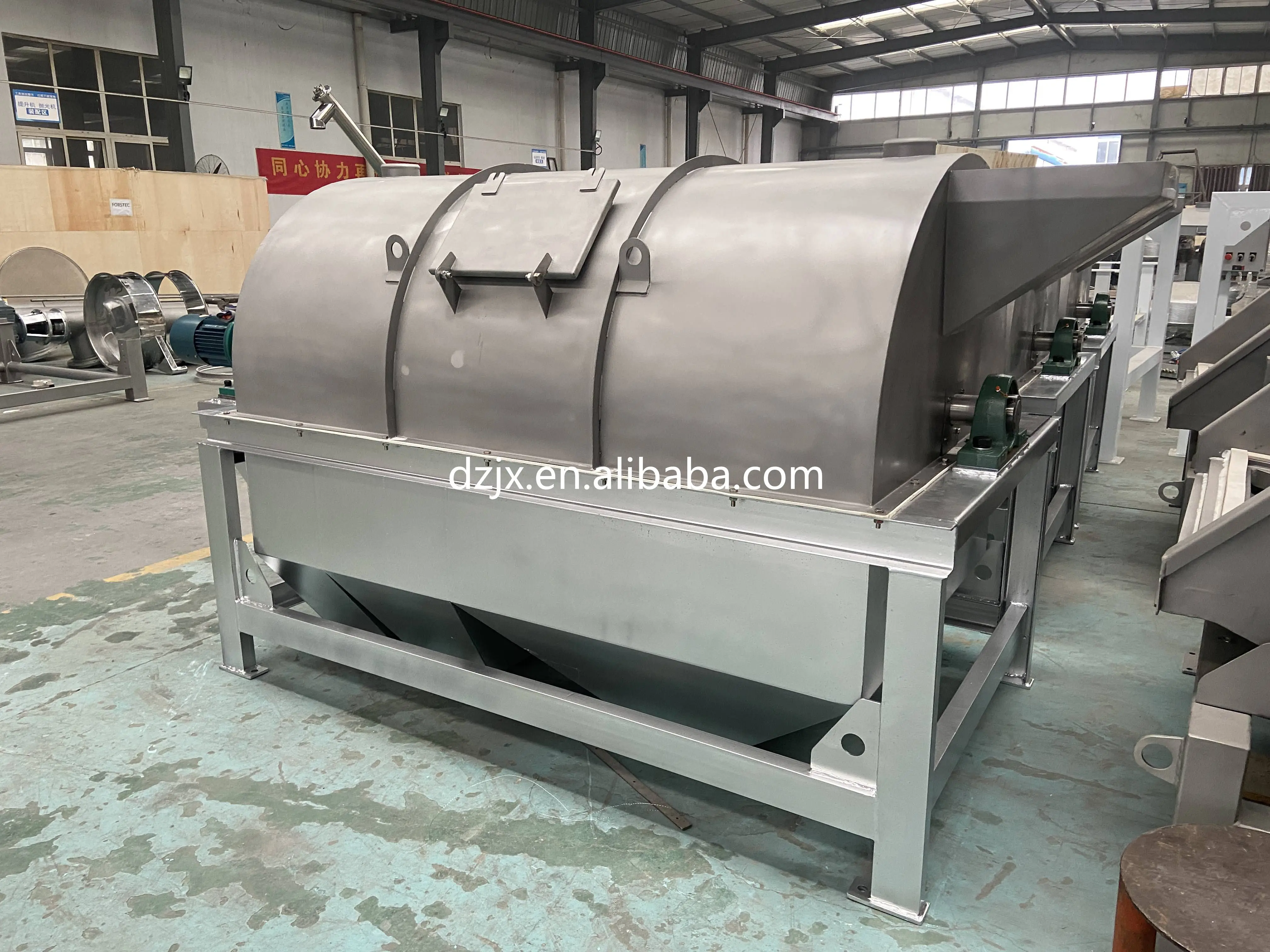 Dzjx Compost Fertilizer Sieving Machine Drum Screening Sieve Machine