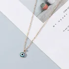 Necklace Fashion Gold-plated Turkish Devil's Eyes Necklace Blue Evil Eye Pendant Necklace For Women