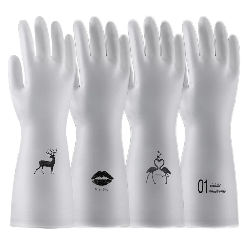 Customized Kitchen Dishwashing Mitts OEM & ODM PVC Household Cleaning glove Reusable Dishwashing Gloves Wholesale