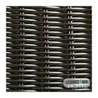 Furniture Artificial Material Black Plastic Rattan Outdoor Furniture Round Poly Rattan