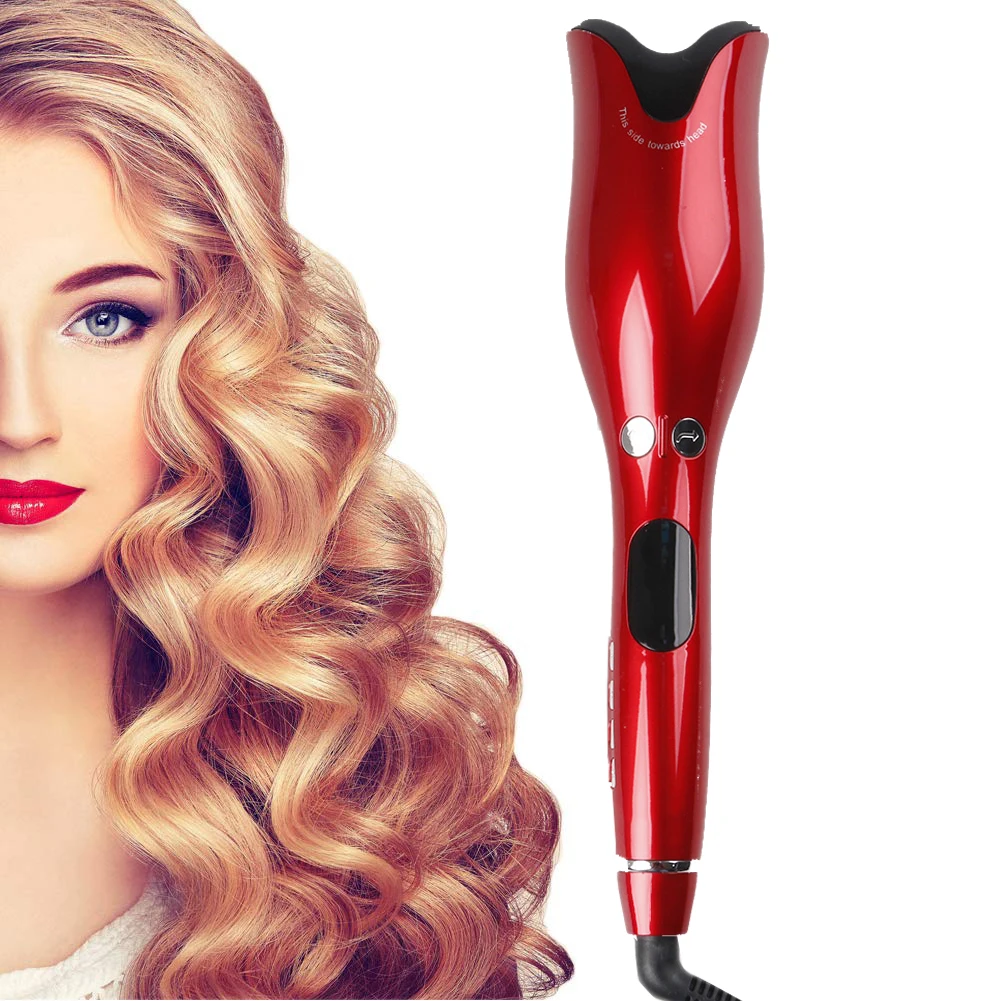 Professional Hair Curler Machine Ceramic Rotating Magic Curler Automatic  Curling Iron - Buy Hair Curler Machine,Rotating Hair Curler,Curling Iron  Product on 