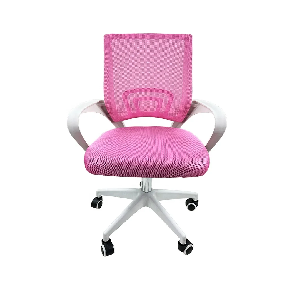 Hot Sale Modern Mesh Office Chairs Meeting Room Minimalist Staff Guest Manager Pink Breathable Rotating Cheap Office Chairs