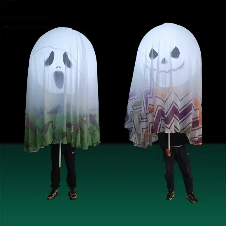 成人充气幽灵木偶万圣节装饰游行